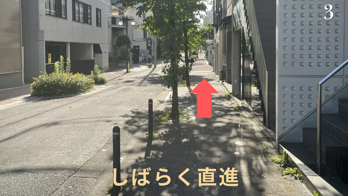 店舗までの道のり3
