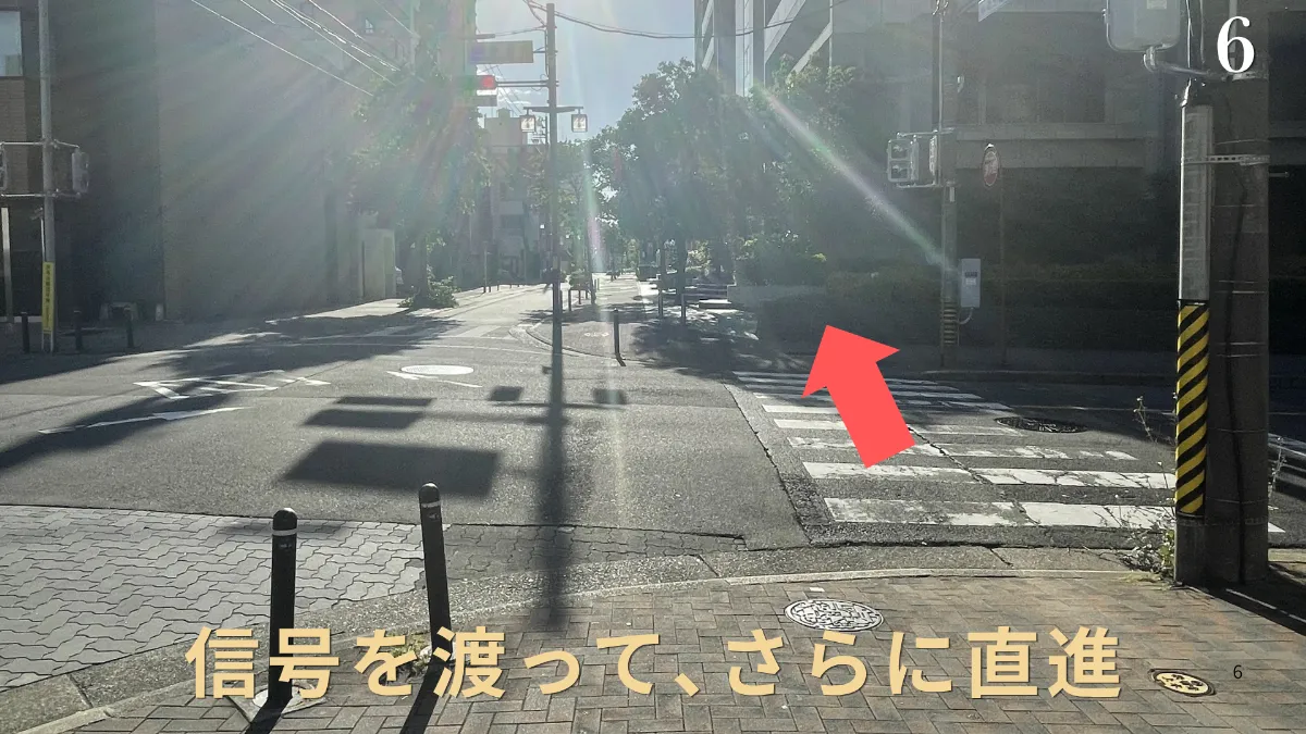 店舗までの道のり6